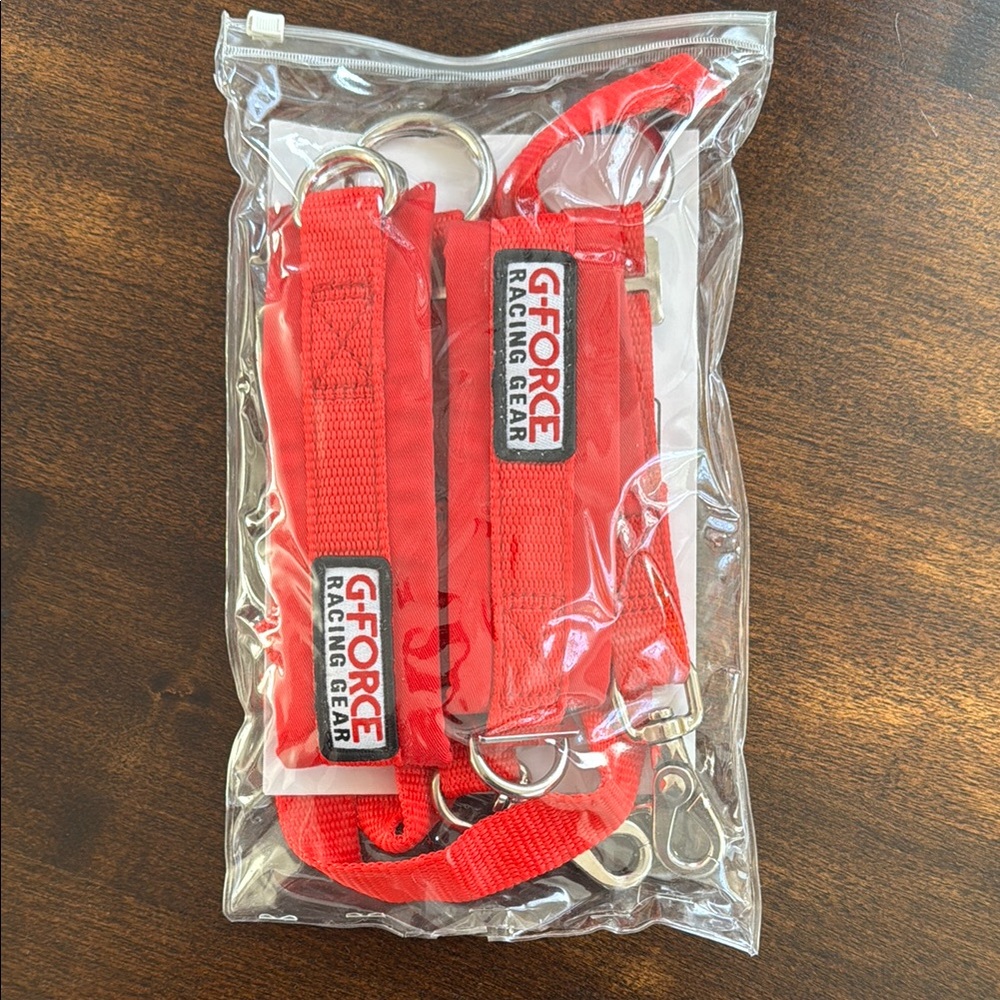 G-Force Racing Gear Red Arm/wrist Restraints